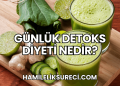 Günlük Detoks Diyeti Nedir?