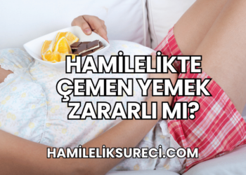 Hamilelikte Çemen Yemek Zararlı mı?