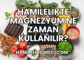 Hamilelikte Magnezyum Ne Zaman Kullanılır?