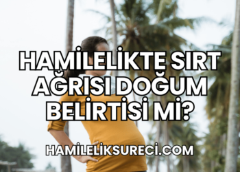 Hamilelikte Sırt Ağrısı Doğum Belirtisi mi?