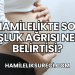 Hamilelikte Sol Boşluk Ağrısı Neyin Belirtisi?