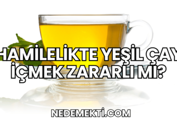 Hamilelikte Yeşil Çay İçmek Zararlı mı?