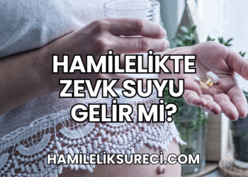 Hamilelikte Zevk Suyu Gelir Mi