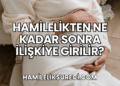 Hamilelikten Ne Kadar Sonra İlişkiye Girilir?