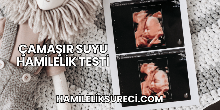 Çamaşır Suyu Hamilelik Testi