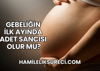 Gebeliğin İlk Ayında Adet Sancısı Olur mu?