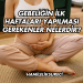 Gebeliğin İlk Haftaları Yapılması Gerekenler Nelerdir?