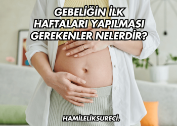 Gebeliğin İlk Haftaları Yapılması Gerekenler Nelerdir?