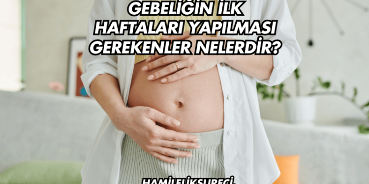 Gebeliğin İlk Haftaları Yapılması Gerekenler Nelerdir?