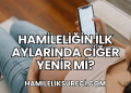 Hamileliğin İlk Aylarında Ciğer Yenir mi?
