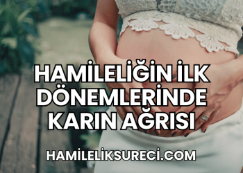 Hamileliğin İlk Dönemlerinde Karın Ağrısı