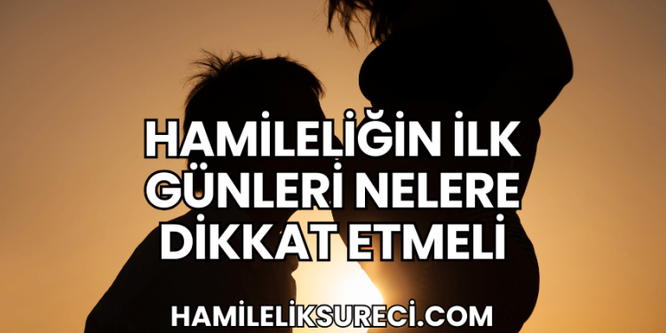 Hamileliğin İlk Günleri Nelere Dikkat Etmeli