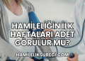 Hamileliğin İlk Haftaları Adet Görülür mü?