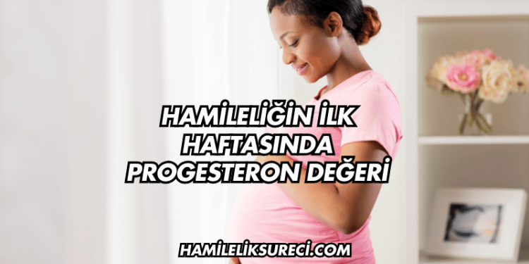 Hamileliğin İlk Haftasında Progesteron Değeri