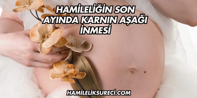 Hamileliğin Son Ayında Karnın Aşağı İnmesi