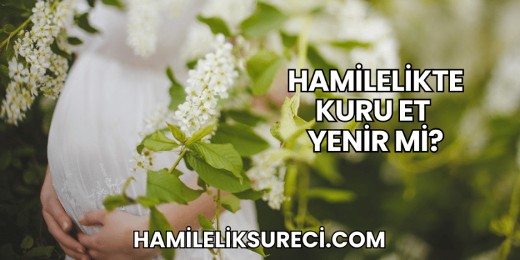 Hamilelikte Kuru Et Yenir mi?