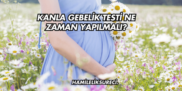Kanla Gebelik Testi Ne Zaman Yapılmalı?