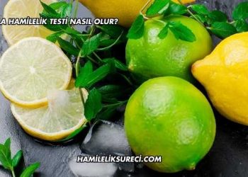 Limonla Hamilelik Testi Nasıl Olur?