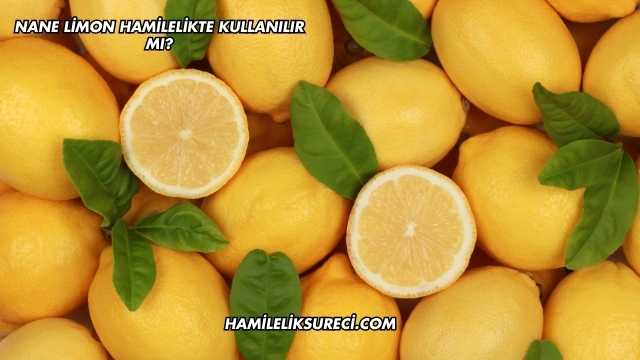 Nane Limon Hamilelikte Kullanılır mı?