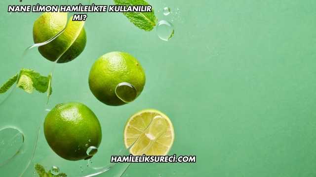 Nane Limon Hamilelikte Kullanılır mı?