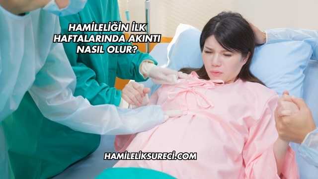 Hamileliğin İlk Haftalarında Akıntı Nasıl Olur?