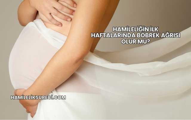 Hamileliğin İlk Haftalarında Böbrek Ağrısı Olur mu?