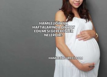 Hamileliğin İlk Haftalarında Dikkat Edilmesi Gerekenler Nelerdir?