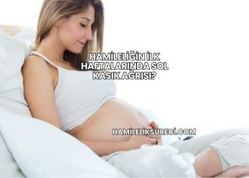 Hamileliğin İlk Haftalarında Sol Kasık Ağrısı?