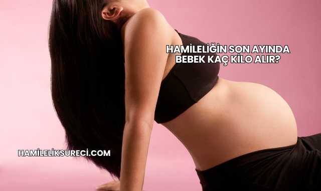 Hamileliğin Son Ayında Bebek Kaç Kilo Alır?