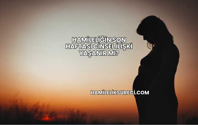 Hamileliğin Son Haftası Cinsel İlişki Yaşanır mı?