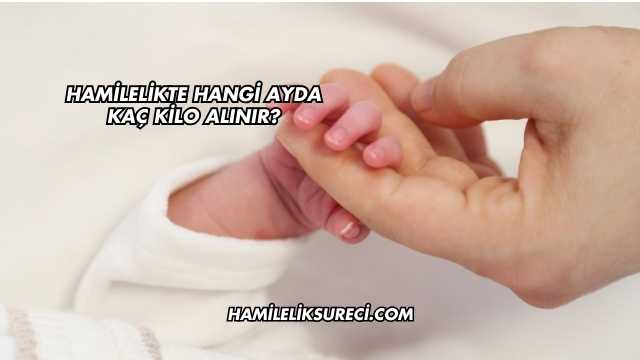 Hamilelikte Hangi Ayda Kaç Kilo Alınır?