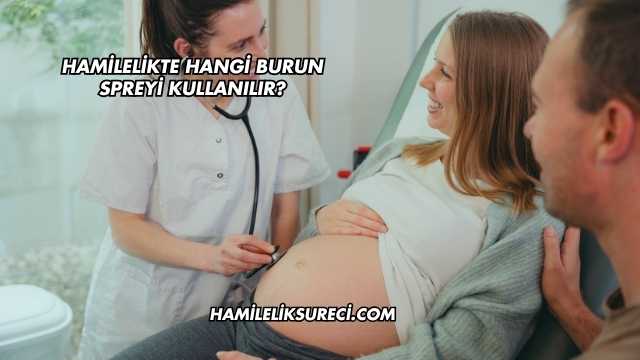 Hamilelikte Hangi Burun Spreyi Kullanılır?