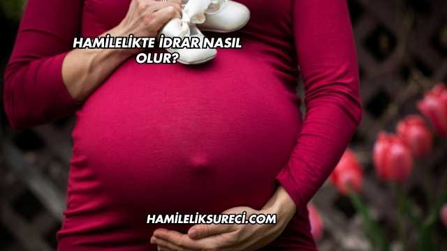 Hamilelikte İdrar Nasıl Olur?
