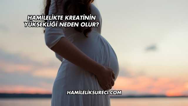 Hamilelikte Kreatinin Yüksekliği Neden Olur?