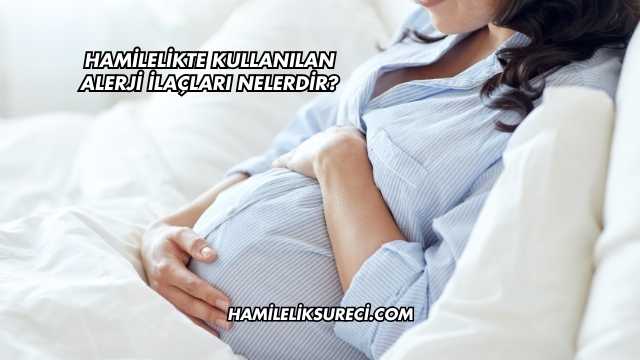 Hamilelikte Kullanılan Alerji İlaçları Nelerdir?