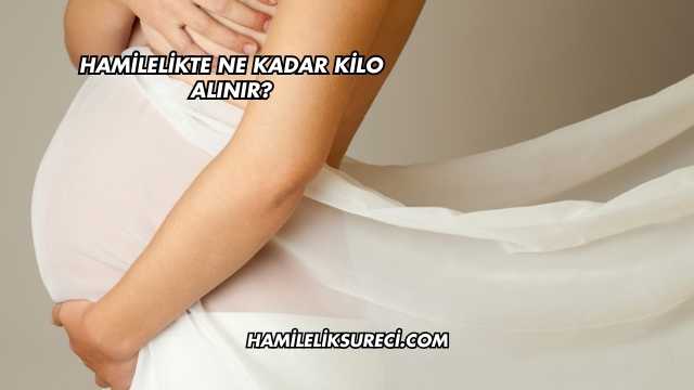 Hamilelikte Ne Kadar Kilo Alınır?
