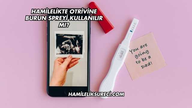 Hamilelikte Otrivine Burun Spreyi Kullanılır mı?
