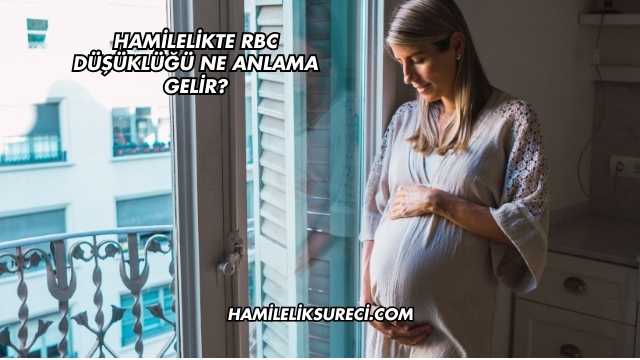 Hamilelikte Rbc Düşüklüğü Ne Anlama Gelir?