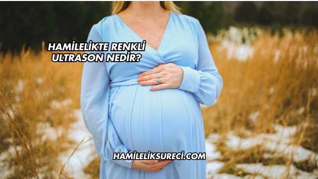 Hamilelikte Renkli Ultrason Nedir?