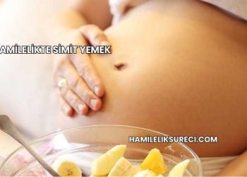 Hamilelikte Simit Yemek