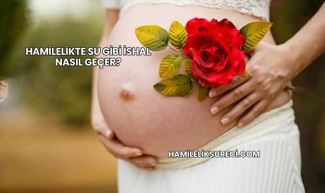 Hamilelikte Su Gibi İshal Nasıl Geçer?