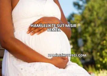 Hamilelikte Süt Mısır Yemek