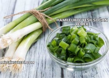 Hamilelikte Yeşil Soğan Yemek