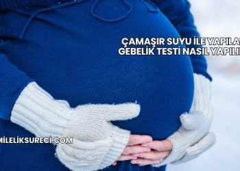 Çamaşır Suyu ile Yapılan Gebelik Testi Nasıl Yapılır?