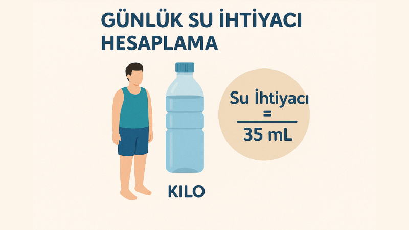 Günlük Su İhtiyacı Hesaplama