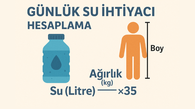 Günlük Su İhtiyacı Hesaplama