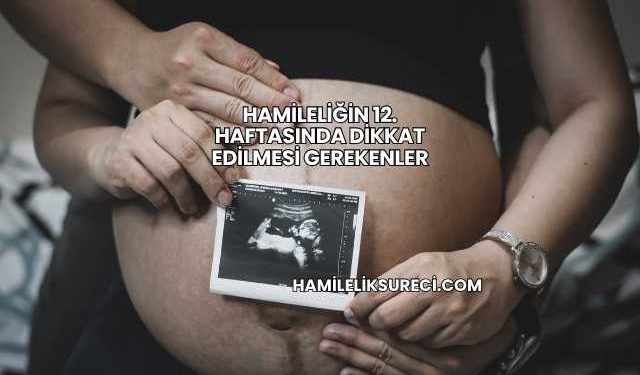 Hamileliğin 12. Haftasında Dikkat Edilmesi Gerekenler