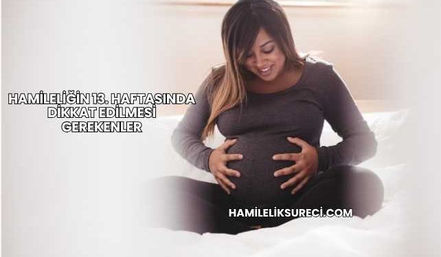 Hamileliğin 13. Haftasında Dikkat Edilmesi Gerekenler