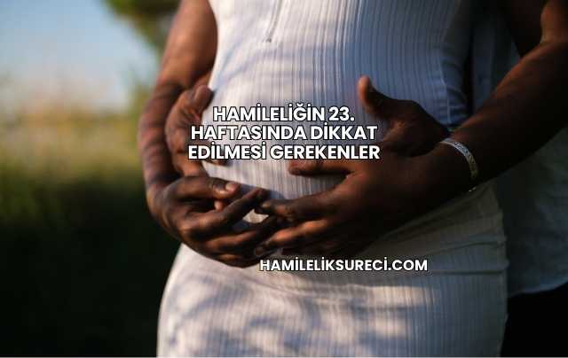 Hamileliğin 23. Haftasında Dikkat Edilmesi Gerekenler