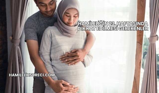 Hamileliğin 23. Haftasında Dikkat Edilmesi Gerekenler